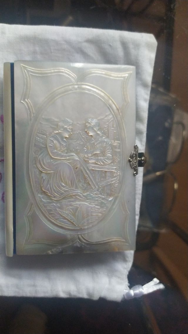 libreta  de baile en  nacar