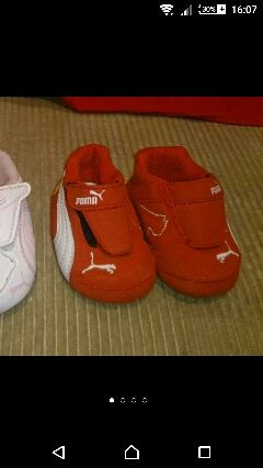 Zapatillas puma bebé talla 17