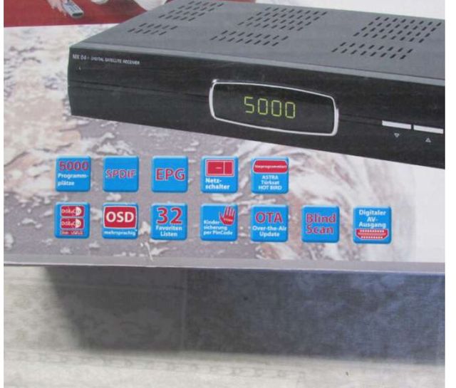 RICEVITORE SATELLITARE DIGITALE MX 04+