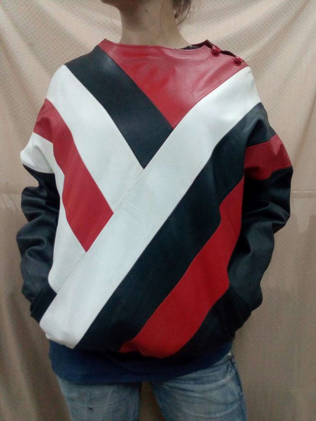 Chaqueta de piel vintage nueva