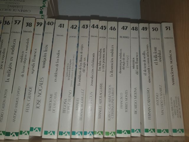 Colección de 73 libros de poesia andaluza