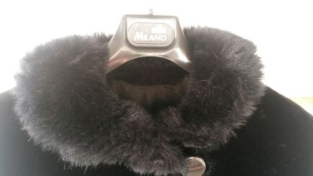 Abrigo imitación piel