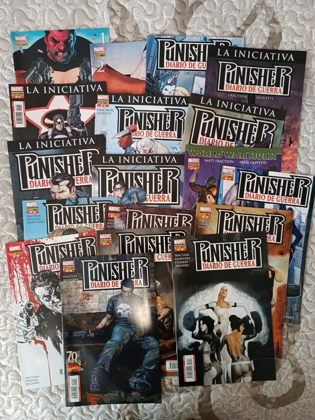 Pack Coleccion Punisher: Diario De Guerra NUEVOS