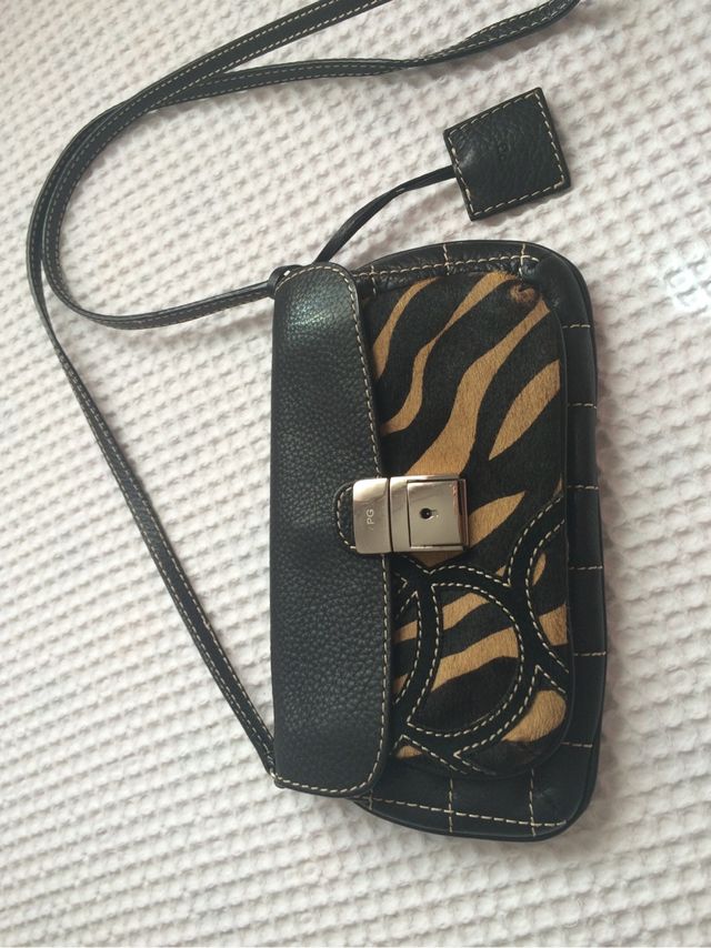 Bolso piel animal print Purificacion Garcia