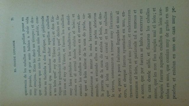 Libro antiguo" El conde Lucanor"