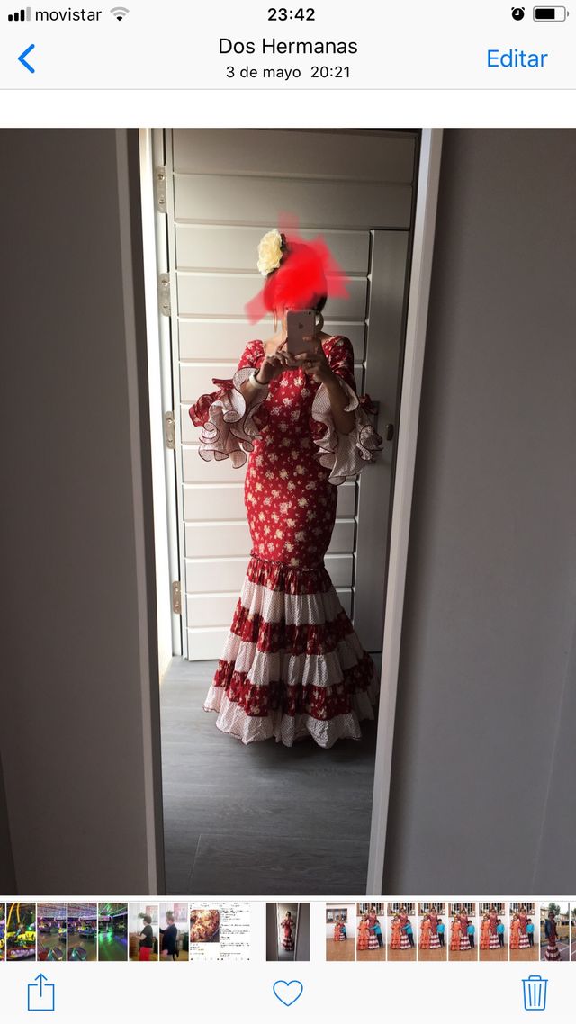 Traje flamenca talla 40