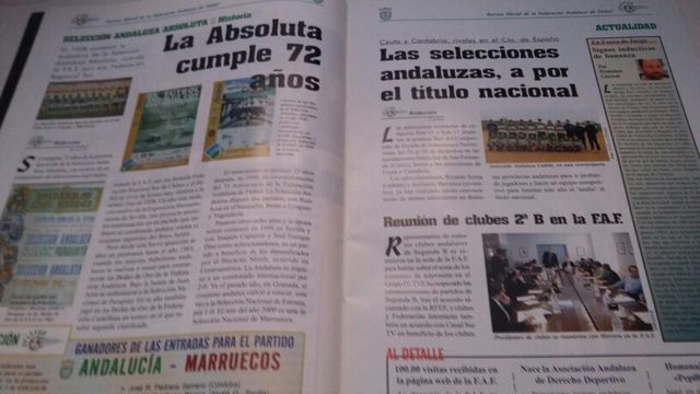Revista Federación andaluza de futbol