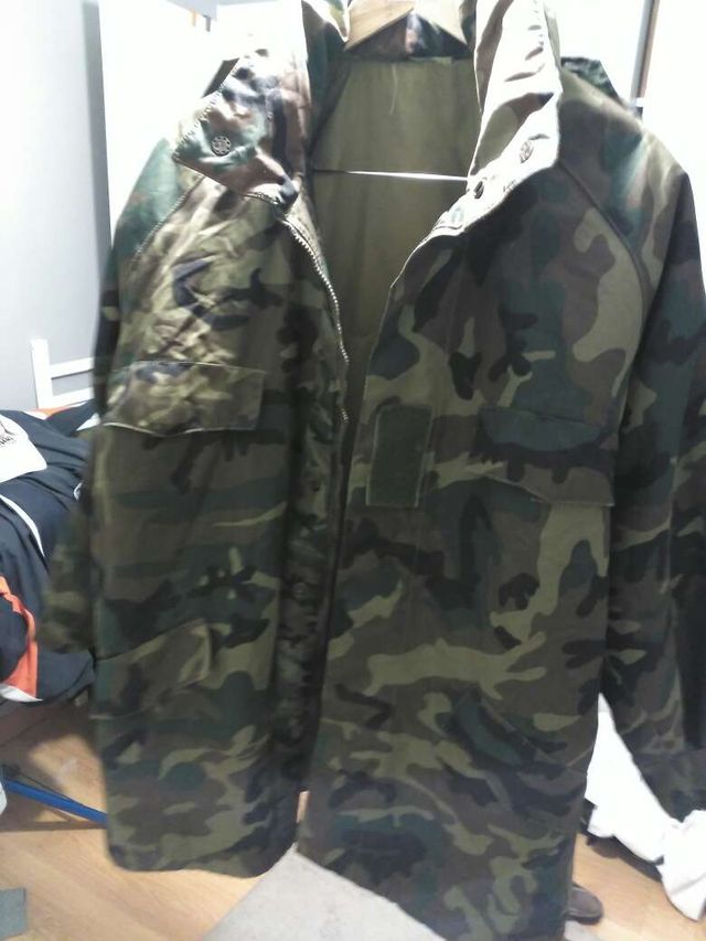 Chaqueton militar mimeta airsoft caza senderismo t
