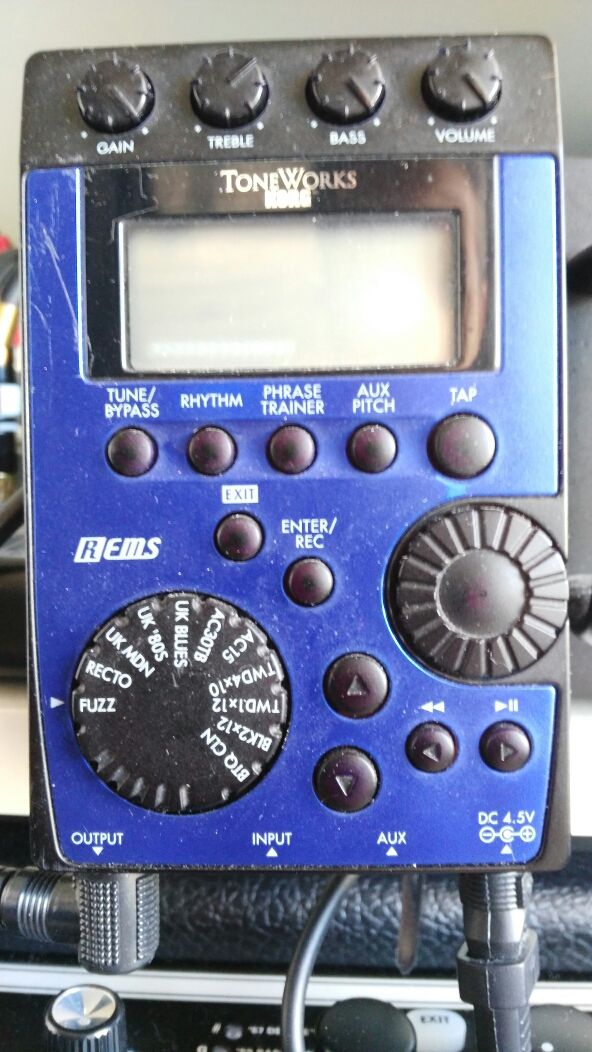 Multiefecto guitarra eléctrica