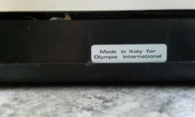 Máquina de escribir analogica