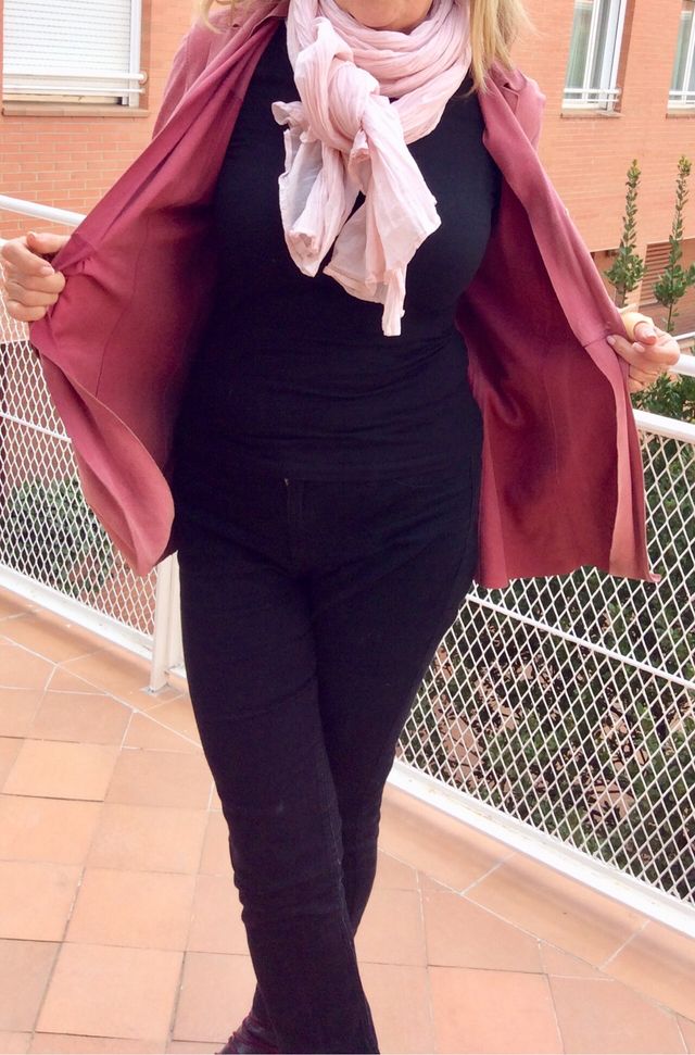 Chaqueta de piel vuelta,