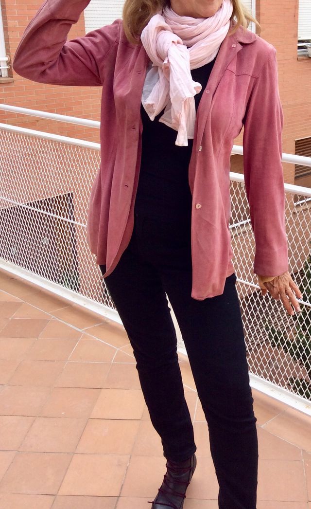 Chaqueta de piel vuelta,