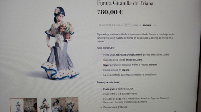 Figura Lladró mod. "Flor Maria"