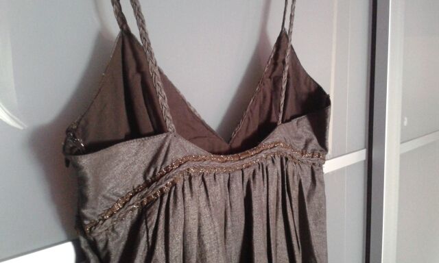 Vestido tirantes brillante