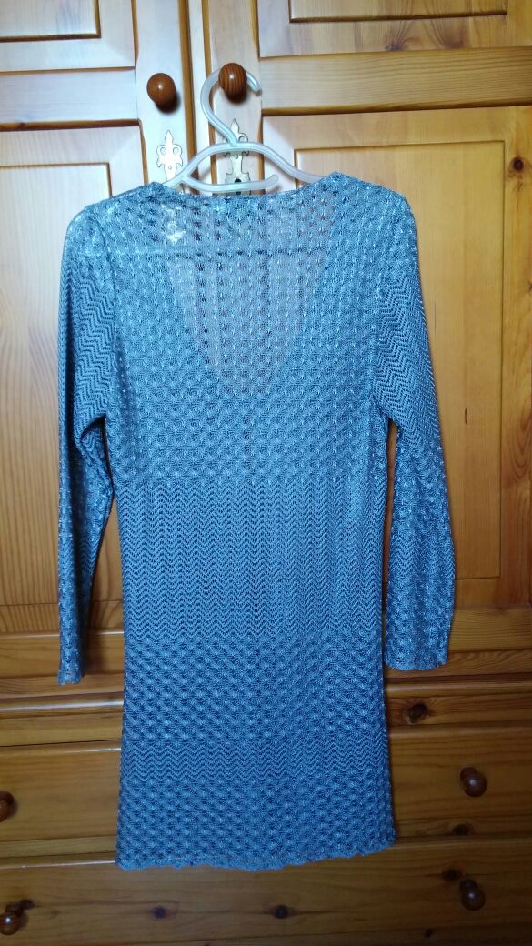 Chaqueta plateada hilo T.40