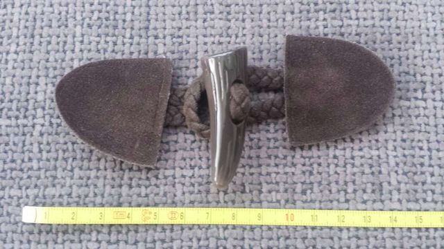 Botones para poncho tipo hueso