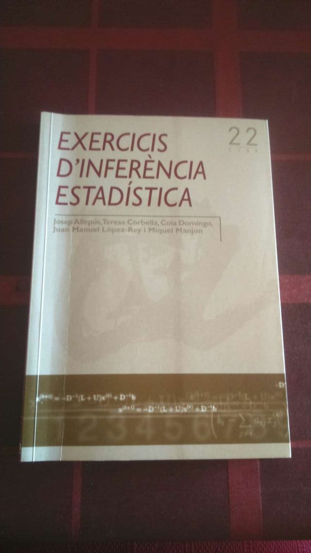 Llibre exercicis estadística