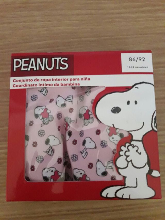Conjunto de ropa interior para niña