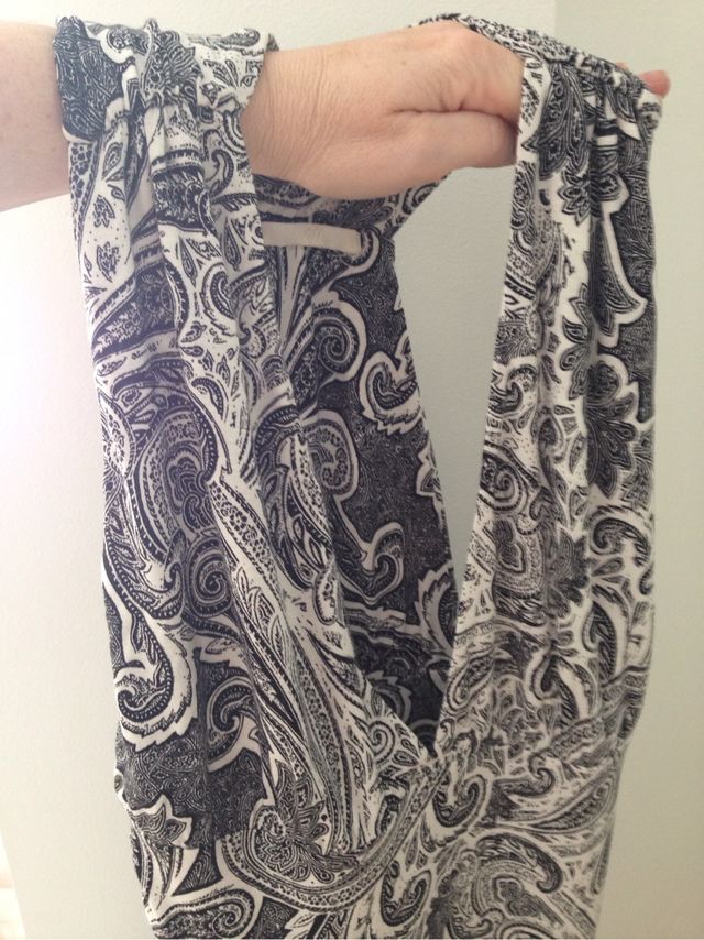 Vestido blanco y negro H&M