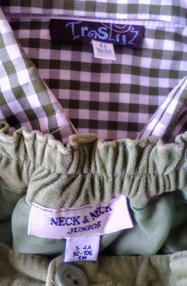 Trasluz y Neck&Neck 4 años (niño)+leotardos