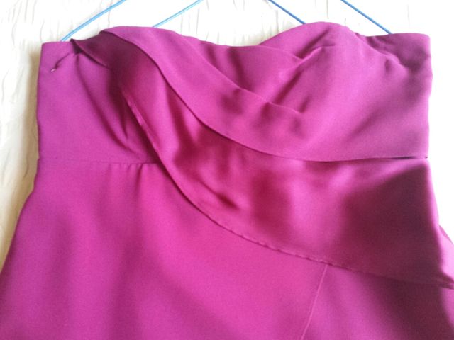 Vestido fucsia cóctel