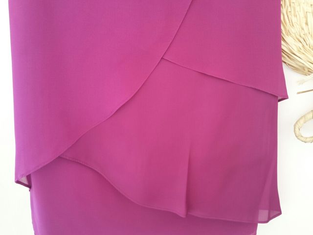 Vestido fucsia cóctel