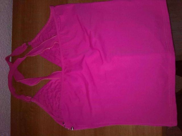 Camiseta colombiana rosa fluor