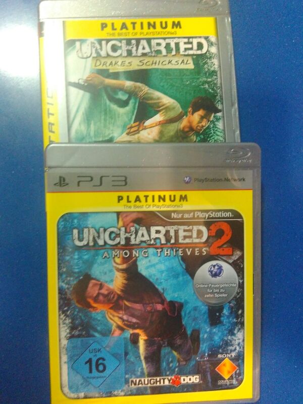 Lote Uncharted 1 y 2 PS3