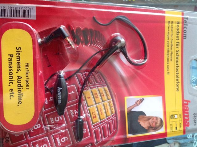 Auricular Micrófono Para Teléfono Fijo