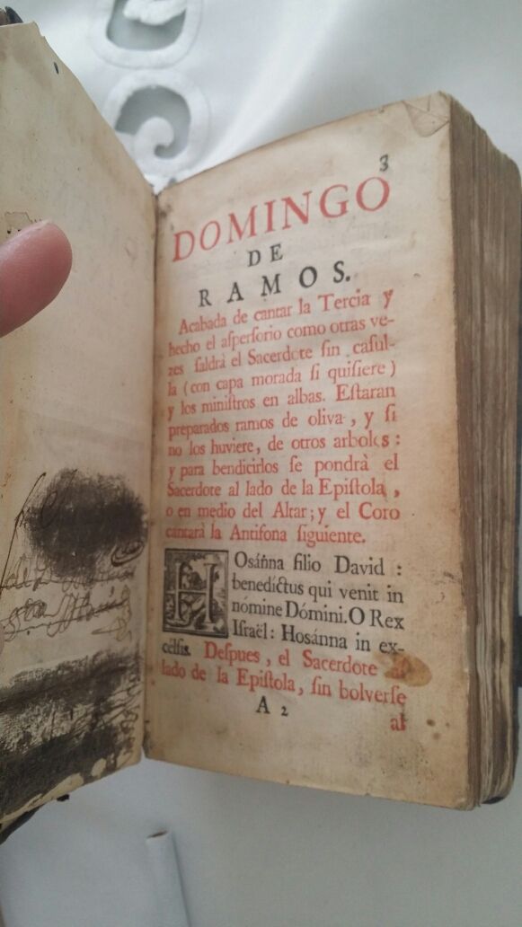 Misal AÑO 1734. Antigüedad