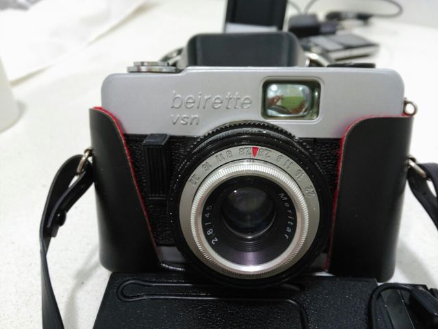 Camara de fotos beirette vintage con flash