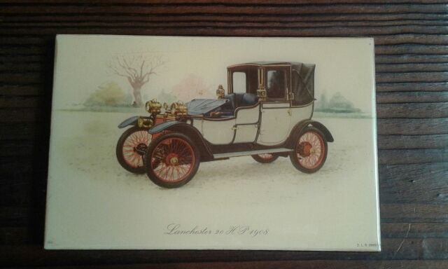 Cuadro de coches antiguos