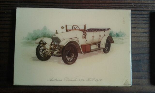 Cuadro de coches antiguos