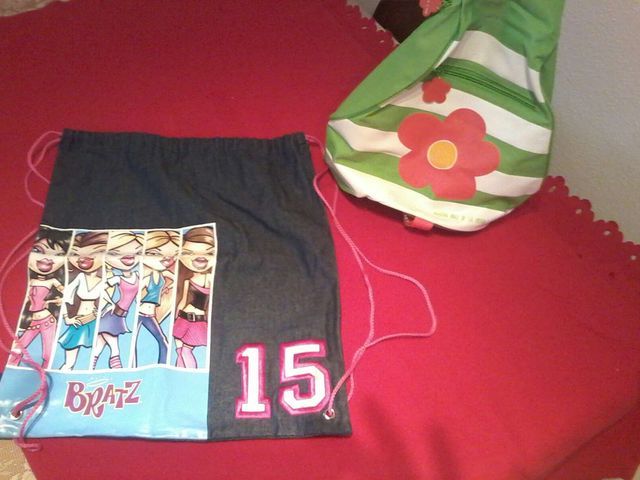 Mochila y bandolera vintage