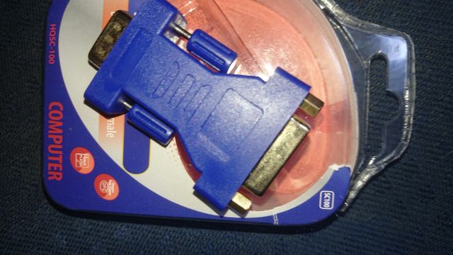Conector dvi a vga