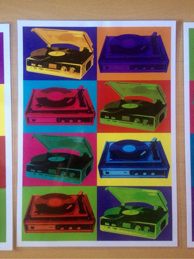 3 Láminas Plastificadas. Pop Art impecables