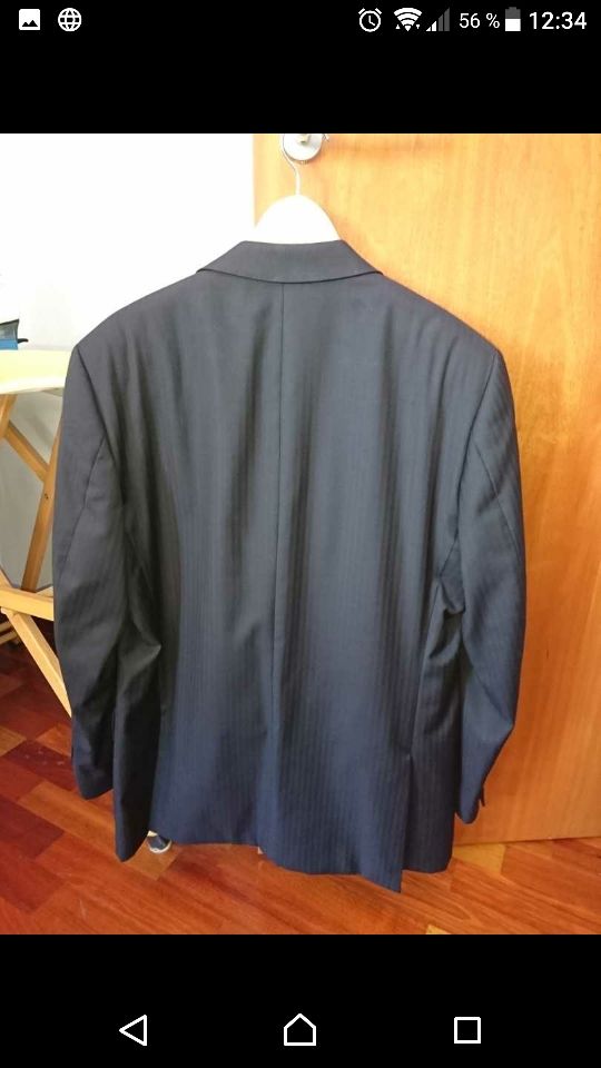 Traje Luigi Faro azul marino Talla 42