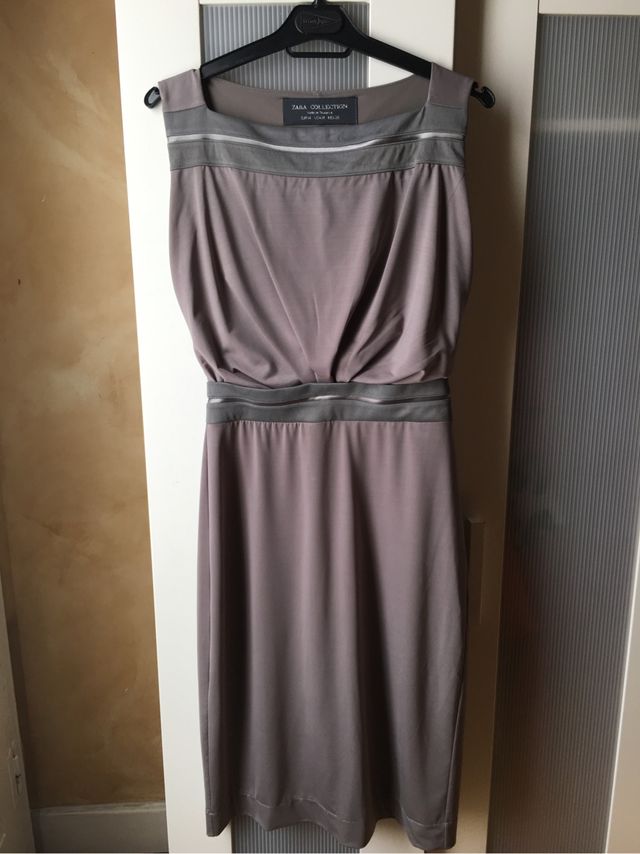 REBAJAS: Vestido coctel gris perla 