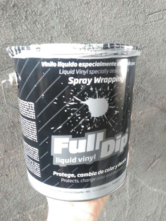 Vinilo liquido full dip negro mate 4 litros