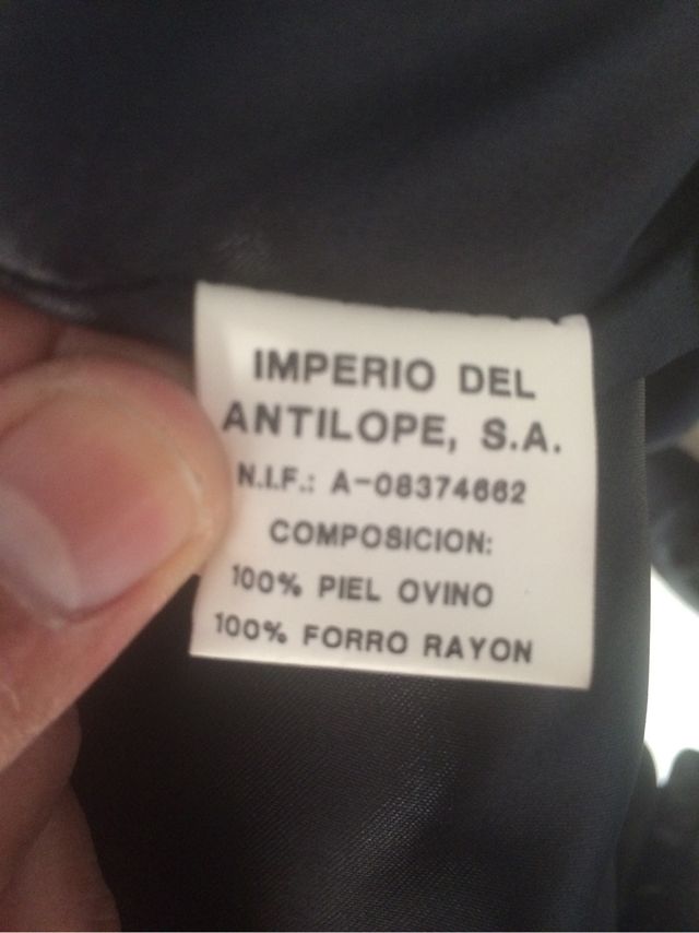 Chaqueta piel auntentica