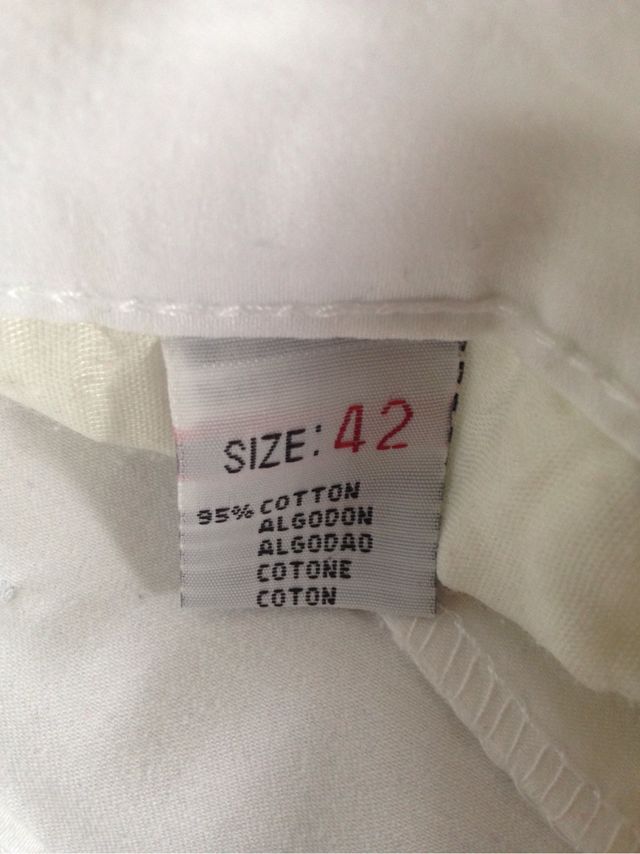 Pantalón corto blanco