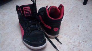 zapatillas puma negras niño