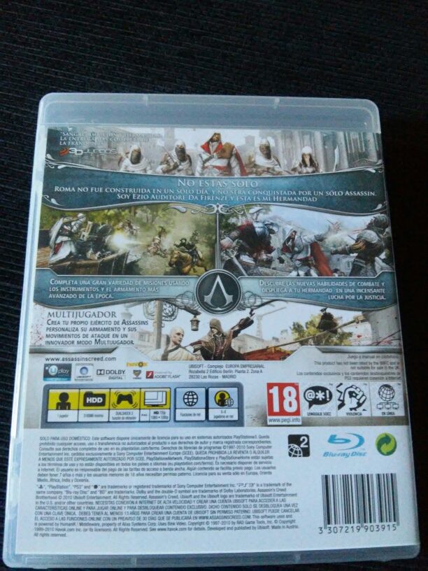 Assassin's creed la hermandad ps3