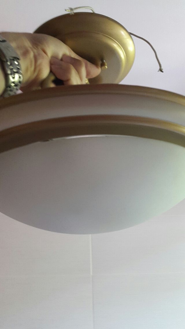 2 lamparas de cristal ver fotos y leer