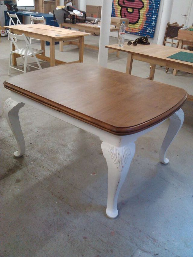Mesa de comedor antigua de segunda mano por 400 € en Barcelona en ... Mesa de comedor antigua de segunda mano por 400 € en Barcelona en ...