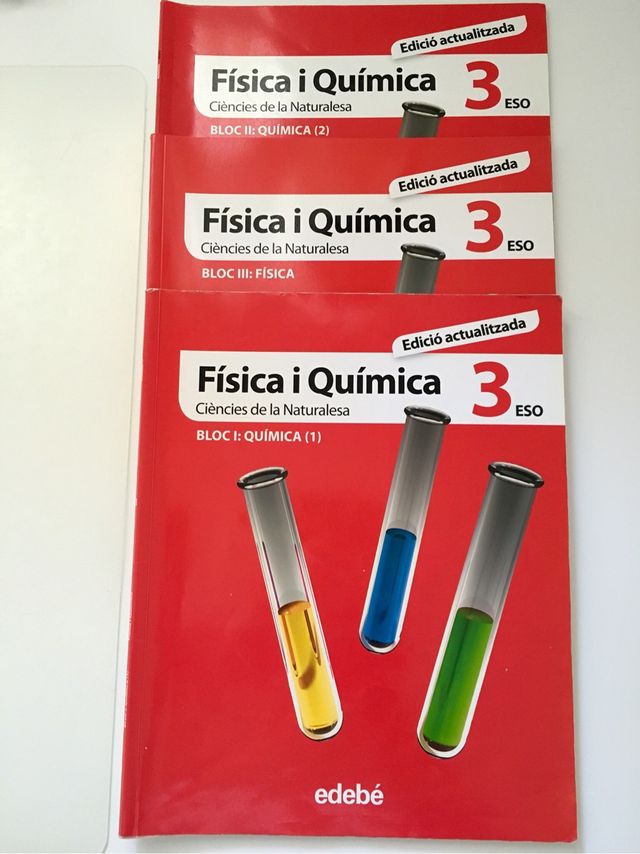 Libros de texto 3 de la ESO