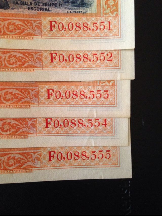 Bitllets de 100 pessetes