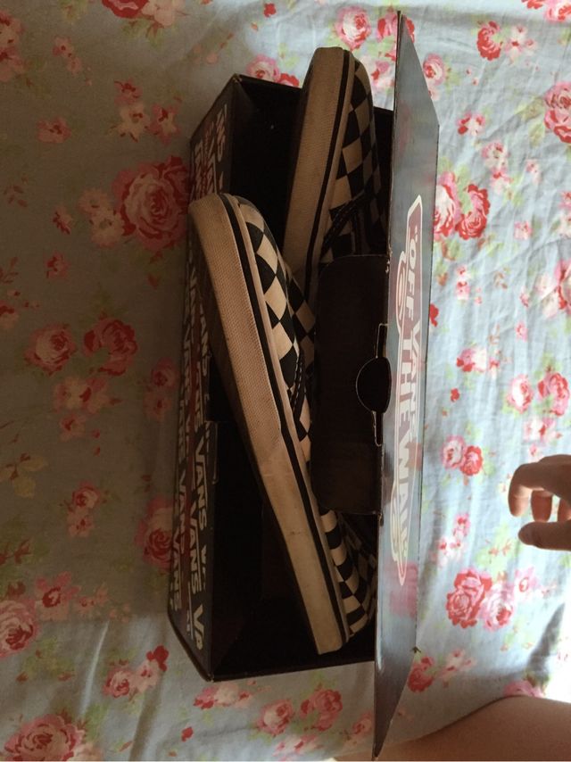 Manoletinas vans Black and white