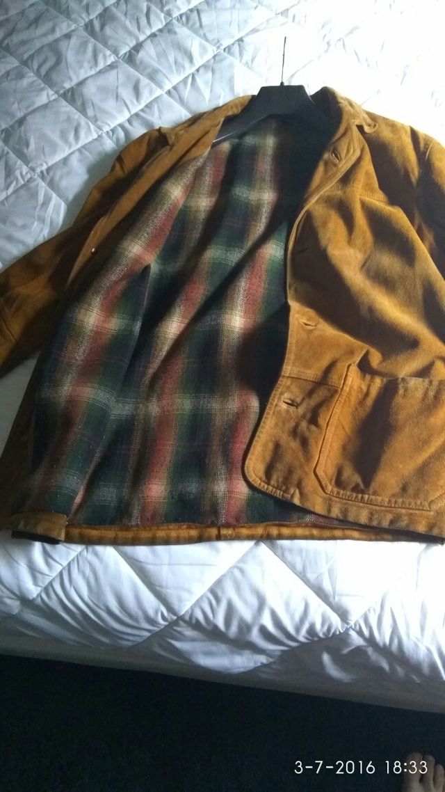 Chaqueta de ante de caballero