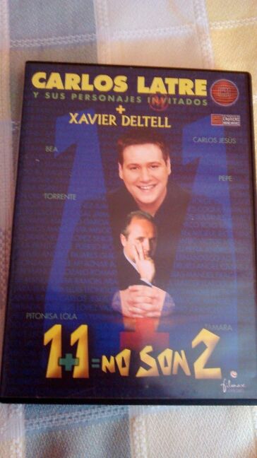 Dvd carlos latre 1+1 no son 2
